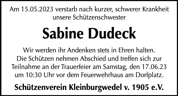 Sabine Dudeck
